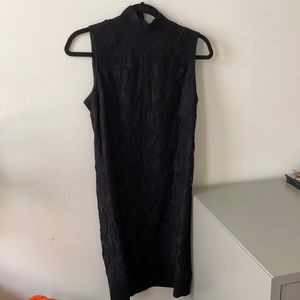 Rag & Bone black mock neck sheath dress